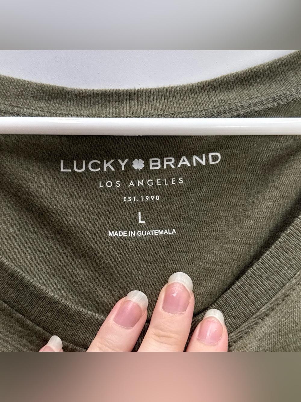 Lucky Brand Women’s Green Celestial “Good Luck & Good Fortune” T-Shirt - Picture 6 of 7